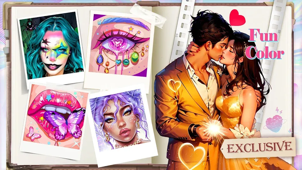 Взломанная Fun Color:Happy Coloring games  [МОД Все открыто] — стабильная версия apk на Андроид screen 4