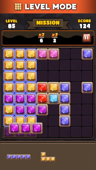 Скачать взломанную Block Puzzle 8×8 (Блокголоволомка 88)  [МОД Бесконечные монеты] — последняя версия apk на Андроид screen 5