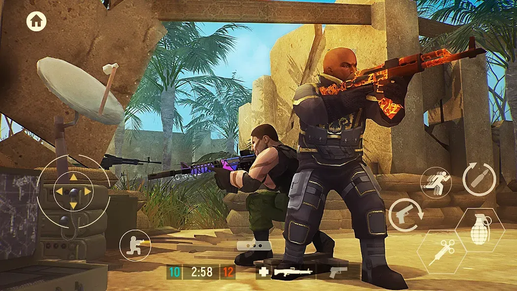 Взломанная Tacticool: 3rd person shooter (Тактикул)  [МОД Много монет] — полная версия apk на Андроид screen 3