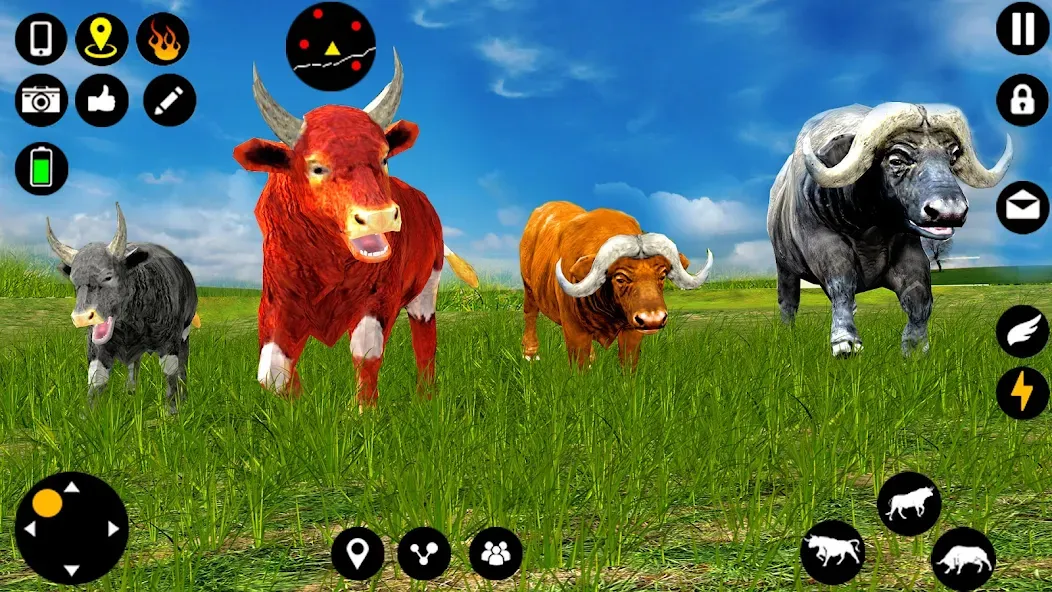 Скачать взломанную Angry Bull Attack Fight Games (Ангри Булл Атак Файт Геймс)  [МОД Много денег] — стабильная версия apk на Андроид screen 1