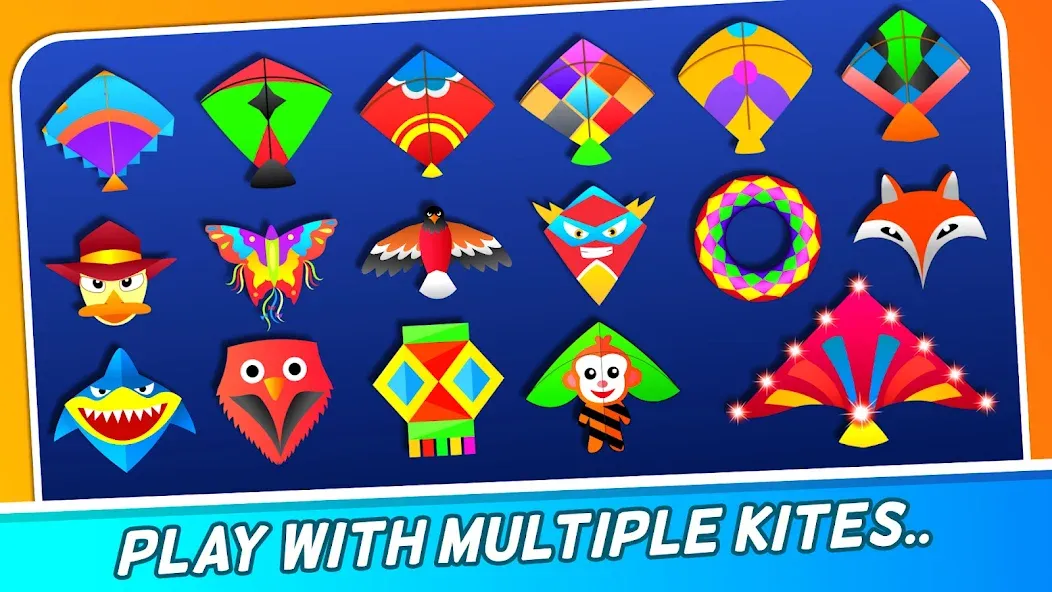 Взлом Indian Kite Flying 3D (Индийский воздушный змей 3Д)  [МОД Unlocked] — последняя версия apk на Андроид screen 1