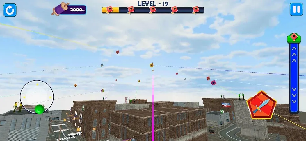 Взлом Indian Kite Flying 3D (Индийский воздушный змей 3Д)  [МОД Unlocked] — последняя версия apk на Андроид screen 3