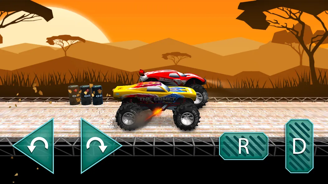 Скачать взлом Monster truck: Extreme racing  [МОД Бесконечные деньги] — стабильная версия apk на Андроид screen 4