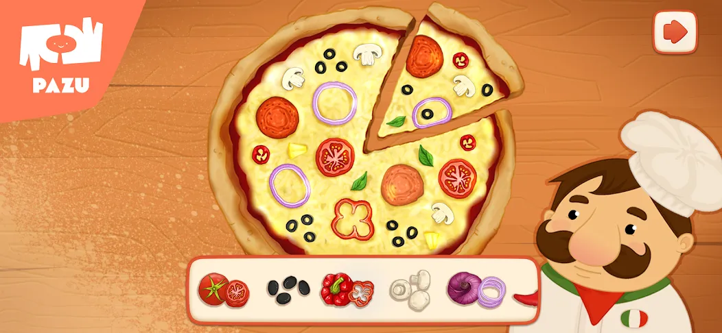 Скачать взлом Pizza maker cooking games  [МОД Menu] — стабильная версия apk на Андроид screen 5