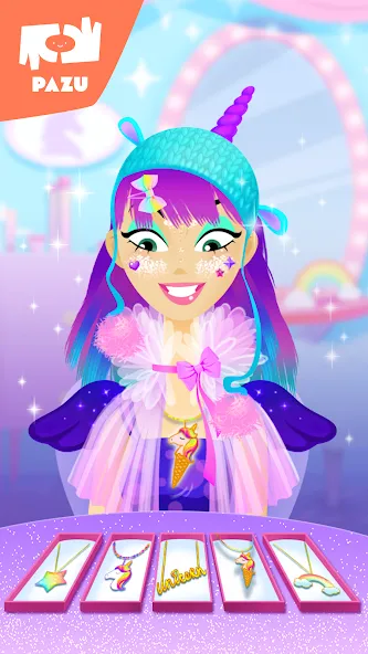 Скачать взлом Girls Hair Salon Unicorn  [МОД Unlocked] — стабильная версия apk на Андроид screen 4