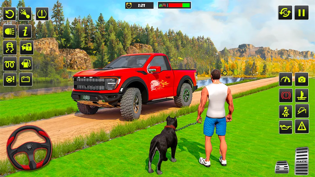 Скачать взлом Offroad 4×4 Jeep Driving Game  [МОД Unlimited Money] — последняя версия apk на Андроид screen 1