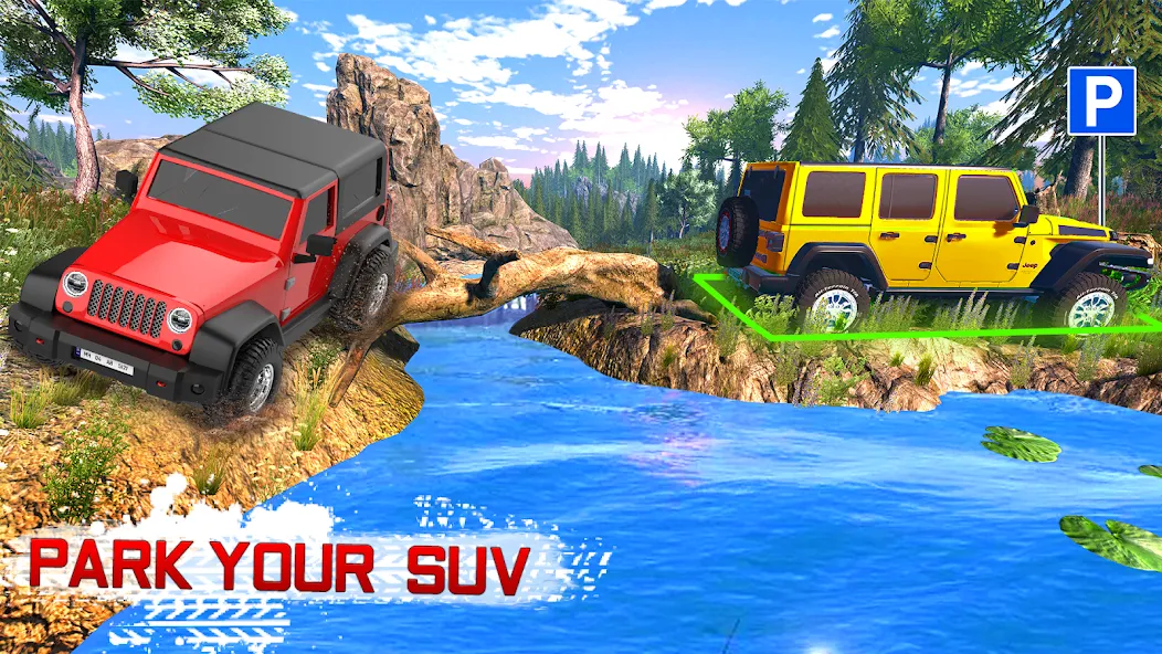 Скачать взлом Offroad 4×4 Jeep Driving Game  [МОД Unlimited Money] — последняя версия apk на Андроид screen 4