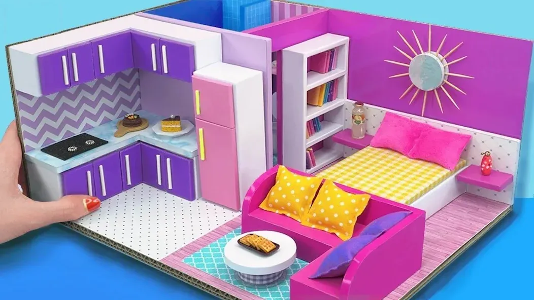 Взломанная Girl Doll House Design Games (Дизайнерские игры для девочек Домик для кукол)  [МОД Меню] — последняя версия apk на Андроид screen 5