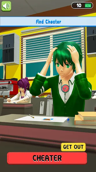 Взломанная Anime School Teacher Simulator  [МОД Меню] — полная версия apk на Андроид screen 3