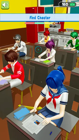 Взломанная Anime School Teacher Simulator  [МОД Меню] — полная версия apk на Андроид screen 4