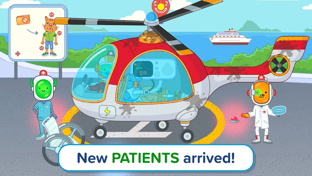 Скачать взлом Pepi Hospital 2: Flu Clinic (Пепи Хоспитал 2)  [МОД Unlocked] — последняя версия apk на Андроид screen 3