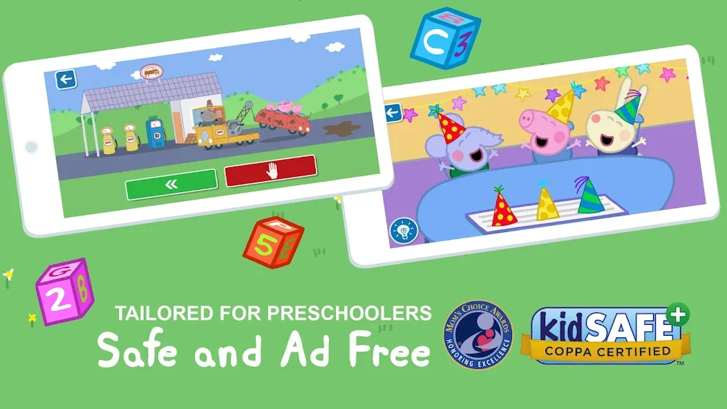 Скачать взломанную World of Peppa Pig: Kids Games (Мир свинки Пеппы)  [МОД Mega Pack] — последняя версия apk на Андроид screen 2