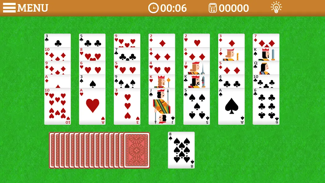 Скачать взлом Golf Solitaire Multi CardsGame (Гольф Солитер Мульти КардсГейм)  [МОД Много денег] — полная версия apk на Андроид screen 2