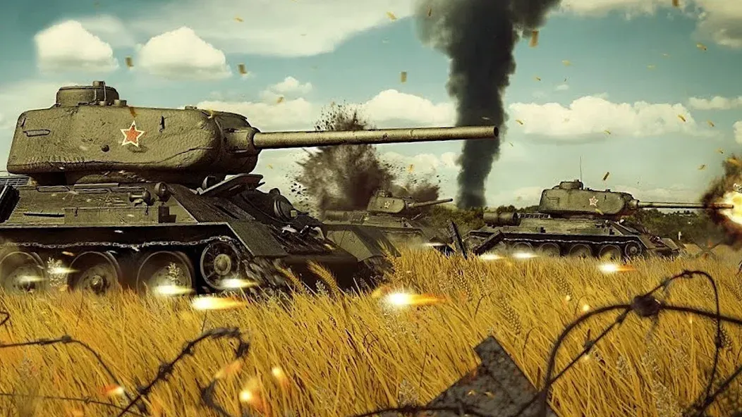 Взлом Army Tank Games Offline 3d  [МОД Menu] — стабильная версия apk на Андроид screen 3