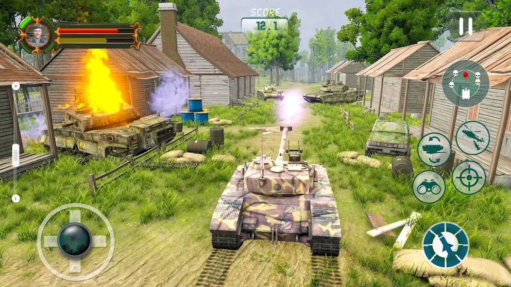 Взлом Army Tank Games Offline 3d  [МОД Menu] — стабильная версия apk на Андроид screen 4