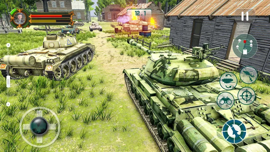 Взлом Army Tank Games Offline 3d  [МОД Menu] — стабильная версия apk на Андроид screen 5