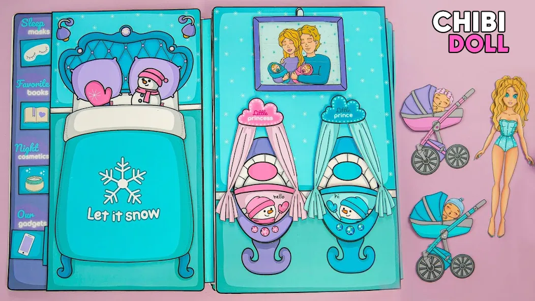 Взломанная Chibi Dolls Dress Up Games (Чиби Куклы Игра в Одевание)  [МОД Много монет] — полная версия apk на Андроид screen 3