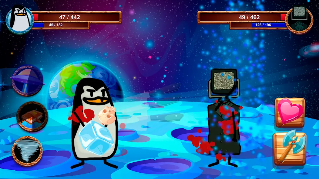 Скачать взломанную Cartoon Battle  [МОД Unlocked] — полная версия apk на Андроид screen 3