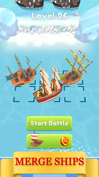 Взлом Merge Pirates (Мердж Пираты)  [МОД Много монет] — стабильная версия apk на Андроид screen 1