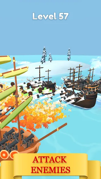 Взлом Merge Pirates (Мердж Пираты)  [МОД Много монет] — стабильная версия apk на Андроид screen 2