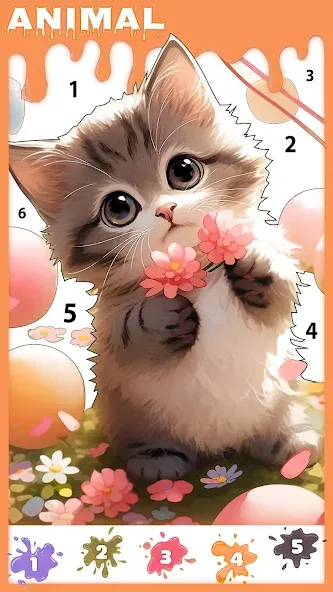 Взломанная Paint Color: Color by number  [МОД Menu] — полная версия apk на Андроид screen 5