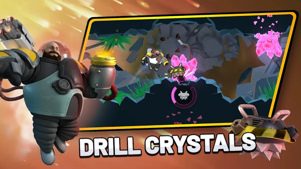 Скачать взломанную Drill Wars (Дрилл Ворс)  [МОД Все открыто] — полная версия apk на Андроид screen 2