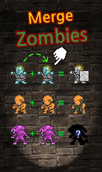 Скачать взлом Grow Zombie VIP : Merge Zombie  [МОД Много монет] — полная версия apk на Андроид screen 1