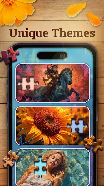 Взломанная Jigsaw puzzles 2: Puzzle game  [МОД Все открыто] — полная версия apk на Андроид screen 4