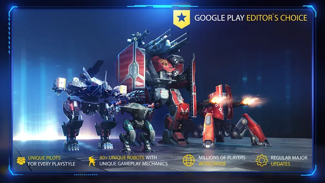 Взломанная War Robots Multiplayer Battles  [МОД Много монет] — полная версия apk на Андроид screen 5