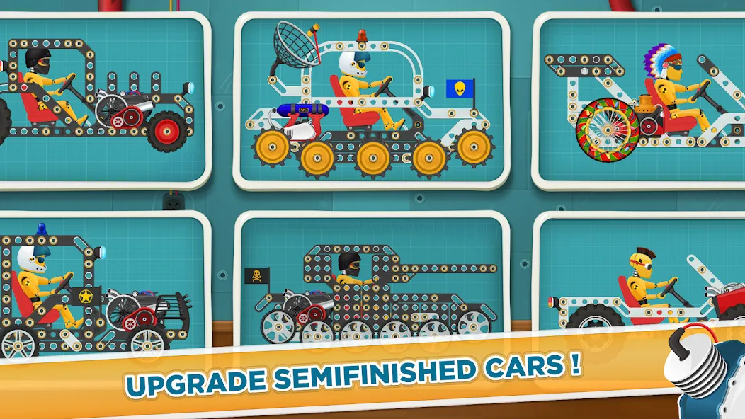 Скачать взлом Car Builder & Racing for Kids  [МОД Mega Pack] — стабильная версия apk на Андроид screen 2