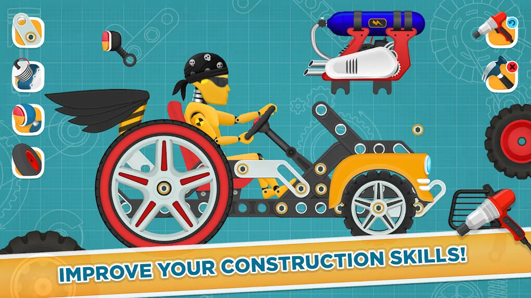 Скачать взлом Car Builder & Racing for Kids  [МОД Mega Pack] — стабильная версия apk на Андроид screen 4