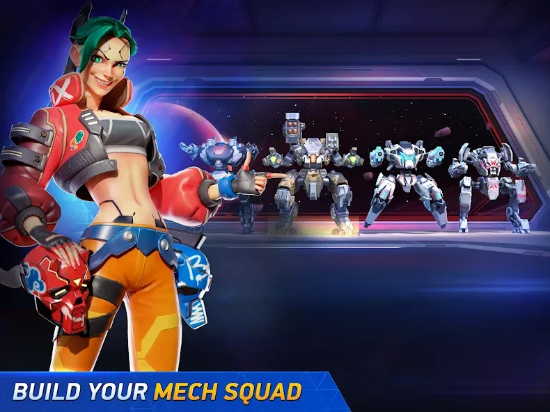 Скачать взлом Mech Arena — Shooting Game (Мех Арена)  [МОД Меню] — полная версия apk на Андроид screen 1