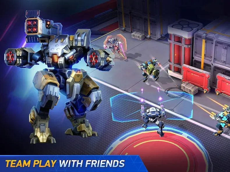 Скачать взлом Mech Arena — Shooting Game (Мех Арена)  [МОД Меню] — полная версия apk на Андроид screen 5