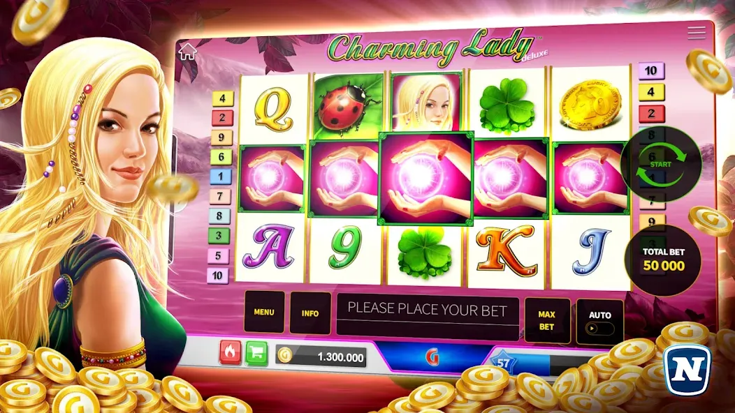 Взлом Gaminator Online Casino Slots  [МОД Бесконечные деньги] — стабильная версия apk на Андроид screen 3