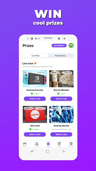 Взлом Playbite — Play & Win Prizes (Плейбайт)  [МОД Бесконечные деньги] — последняя версия apk на Андроид screen 4