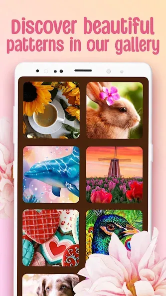 Взлом Cross-Stitch: Coloring Book (Кросс)  [МОД Mega Pack] — полная версия apk на Андроид screen 4