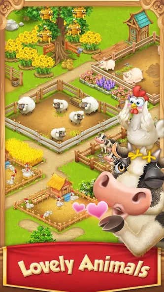 Скачать взлом Village and Farm (Вилладж энд Фарм)  [МОД Mega Pack] — последняя версия apk на Андроид screen 2