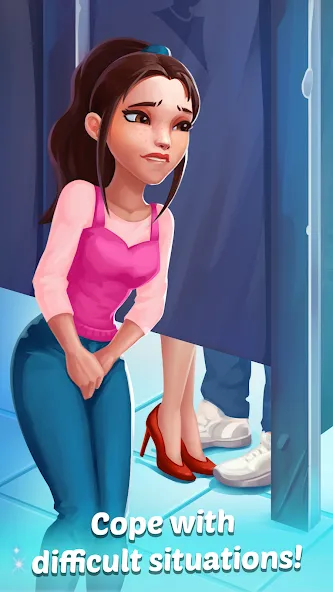 Скачать взлом Family Town: Match-3 Makeover (Фэмили Таун)  [МОД Бесконечные монеты] — последняя версия apk на Андроид screen 3