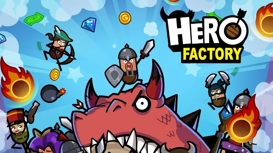 Скачать взлом Hero Factory — Idle tycoon (Хиро Фактори)  [МОД Все открыто] — стабильная версия apk на Андроид screen 3