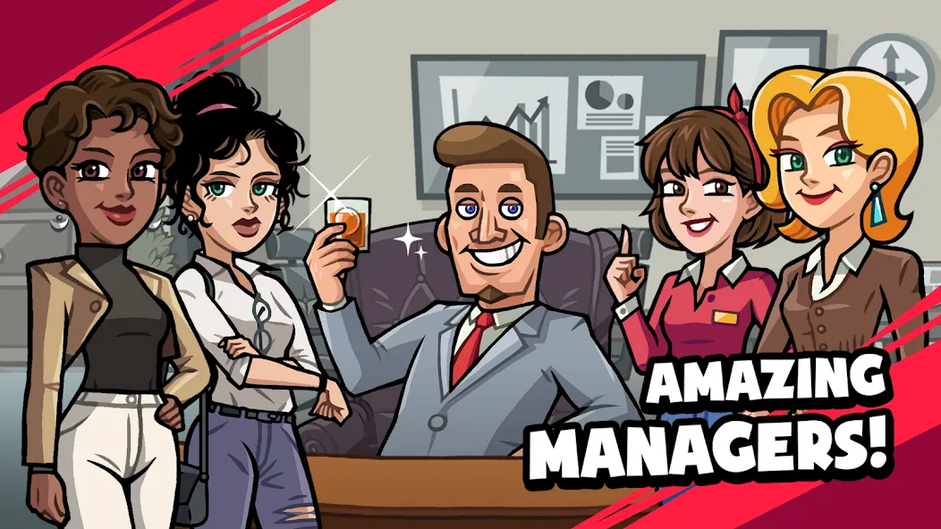 Скачать взломанную Idle Billionaire Tycoon (Айдл биллионер тайкун)  [МОД Mega Pack] — полная версия apk на Андроид screen 3