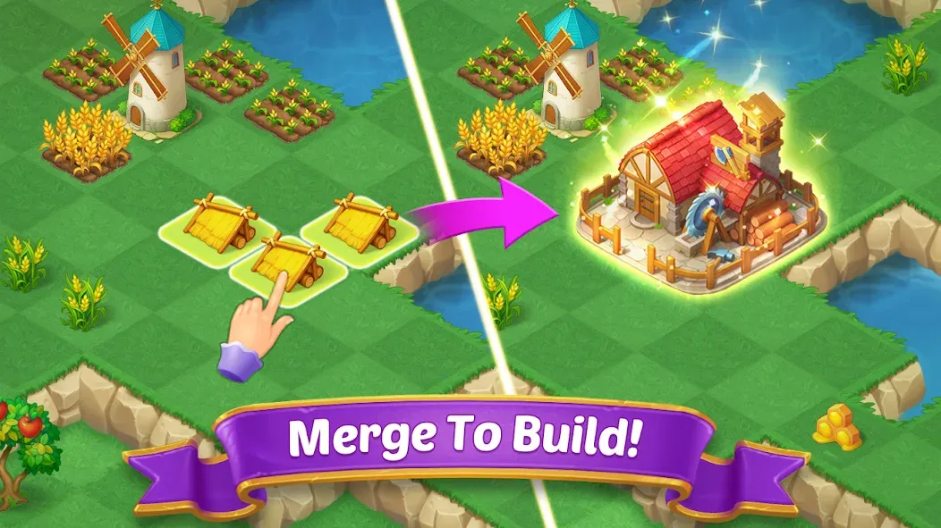 Взломанная Merge Castle: Match 3 Puzzle (Мердж Кастл)  [МОД Mega Pack] — стабильная версия apk на Андроид screen 3