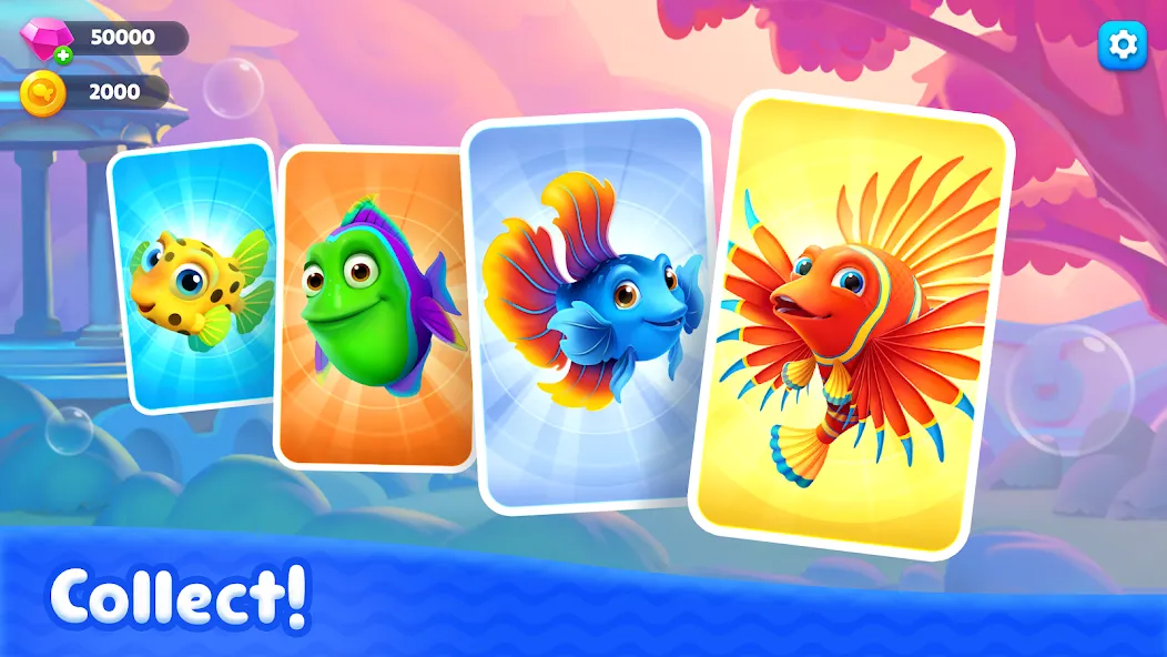 Скачать взлом Fishdom Solitaire (Фишдом Солитер)  [МОД Menu] — стабильная версия apk на Андроид screen 4