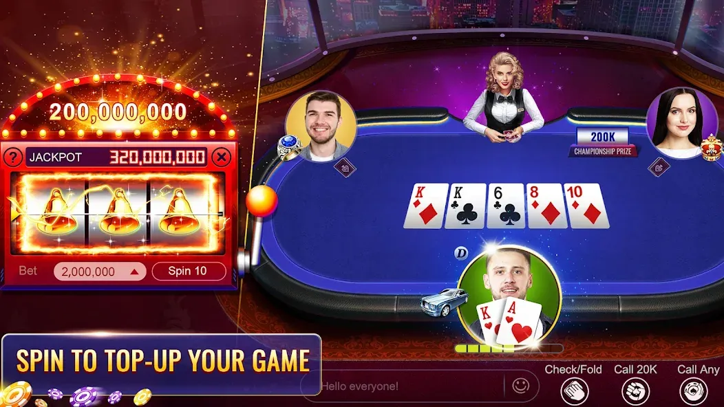 Скачать взлом RallyAces Poker (РаллиЭйс Покер)  [МОД Все открыто] — последняя версия apk на Андроид screen 3