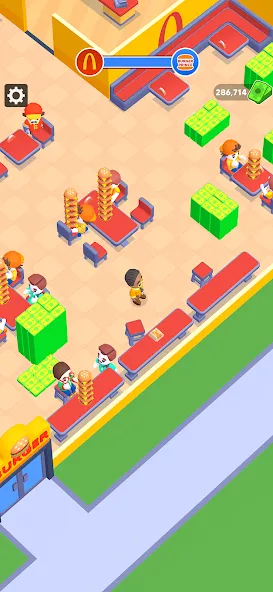 Скачать взлом My Burger Shop: Burger Games (Май Бургер Шоп Игры)  [МОД Unlimited Money] — стабильная версия apk на Андроид screen 1