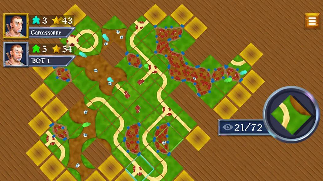 Взлом War of Carcassonne board Games (Каркассон)  [МОД Unlimited Money] — стабильная версия apk на Андроид screen 1