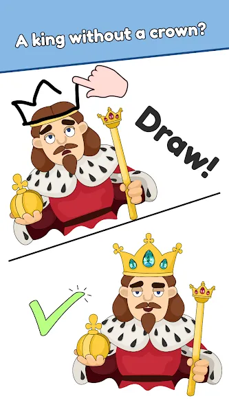 Взломанная DOP: Draw One Part (ДОП)  [МОД Много монет] — стабильная версия apk на Андроид screen 1