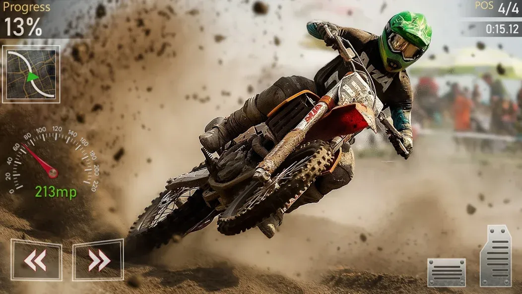 Скачать взлом Motocross MX Dirt Bike Games  [МОД Бесконечные деньги] — стабильная версия apk на Андроид screen 2