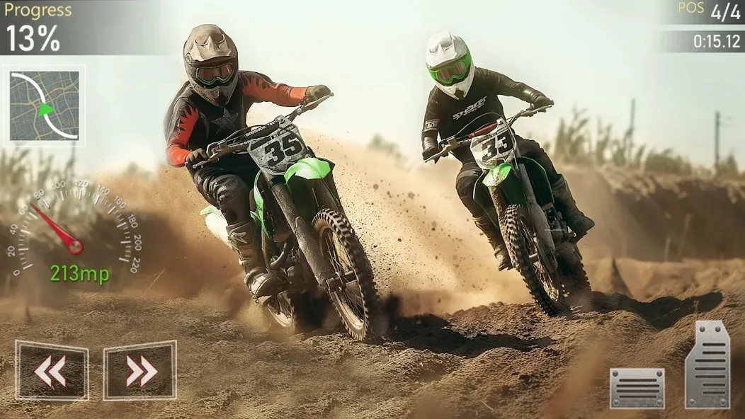 Скачать взлом Motocross MX Dirt Bike Games  [МОД Бесконечные деньги] — стабильная версия apk на Андроид screen 4
