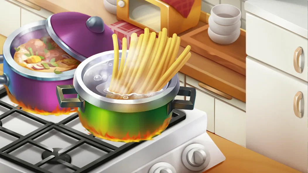 Взломанная Cooking Market-Restaurant Game  [МОД Все открыто] — последняя версия apk на Андроид screen 3