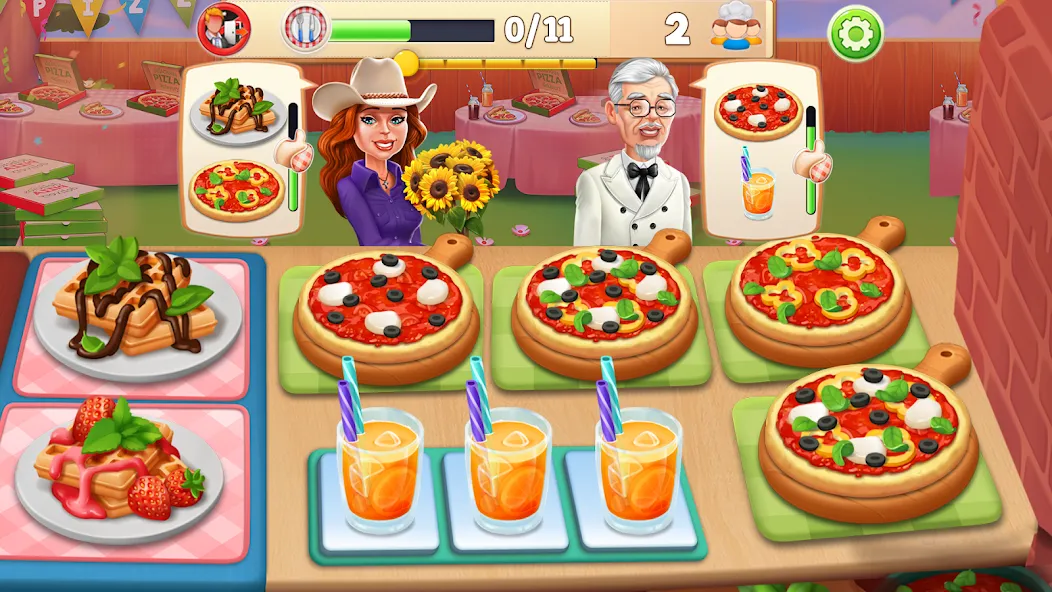 Взломанная Cooking Market-Restaurant Game  [МОД Все открыто] — последняя версия apk на Андроид screen 5